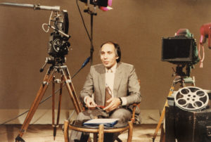 On Cine-Club set sometime in 1982 Photo Credit Unknown